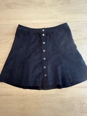AF suede mini skirt